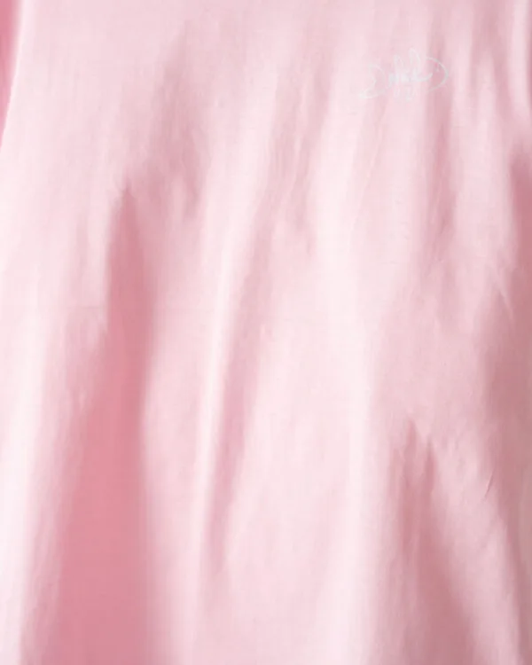 Παιδικό σετ ροζ-μαύρο με κολάν biker - Image 2