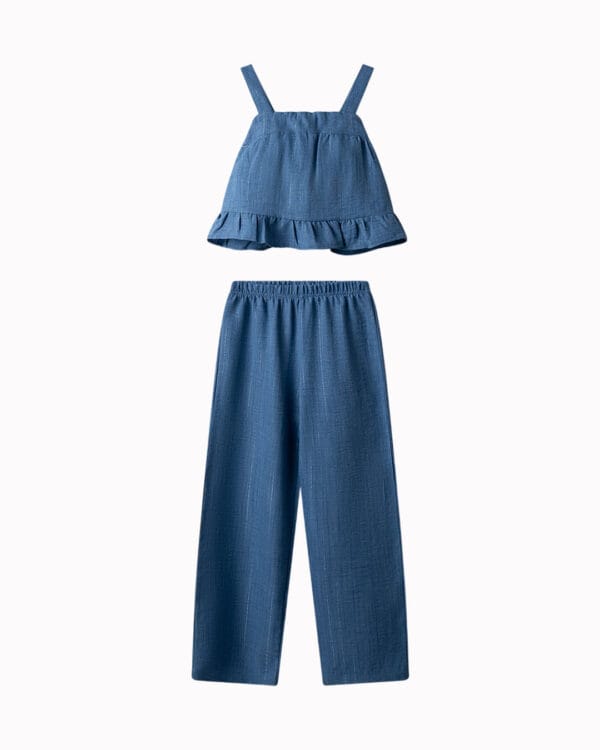 Παιδικό σετ total μπλε με παντελόνα