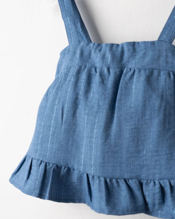 Παιδικό σετ total μπλε με παντελόνα - Image 2