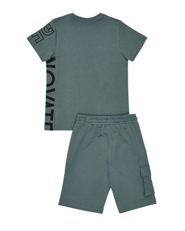 Παιδικό σετ πράσινο με σορτς Recreate - Image 3
