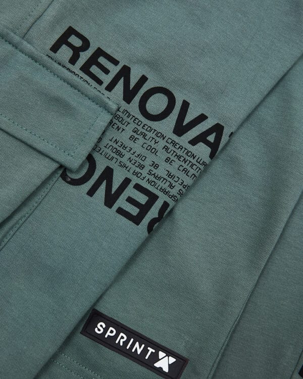 Παιδικό σετ πράσινο με σορτς Recreate - Image 2