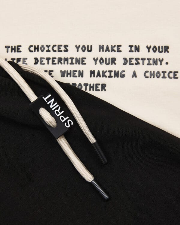 Παιδικό σετ μπεζ-μαύρο με σορτς Underground - Image 5