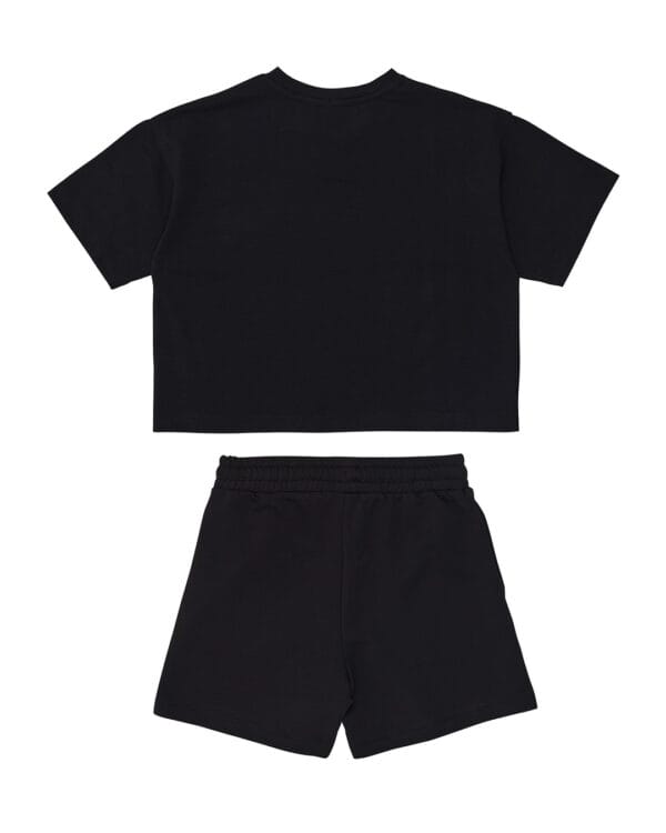 Παιδικό σετ total μαύρο με σορτς Do Not Over Think It - Image 4