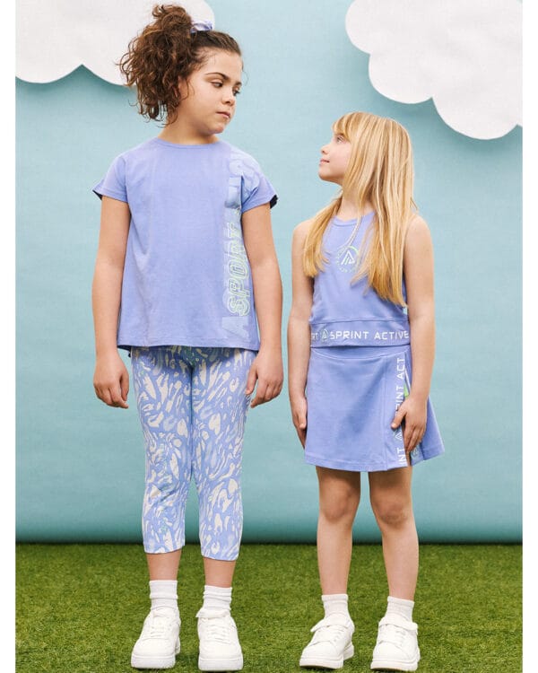 Παιδικό σετ σιελ με σορτς/φούστα - Image 3