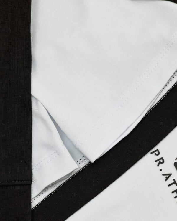 Παιδικό σετ λευκό-μαύρο με σορτς-φούστα - Image 5