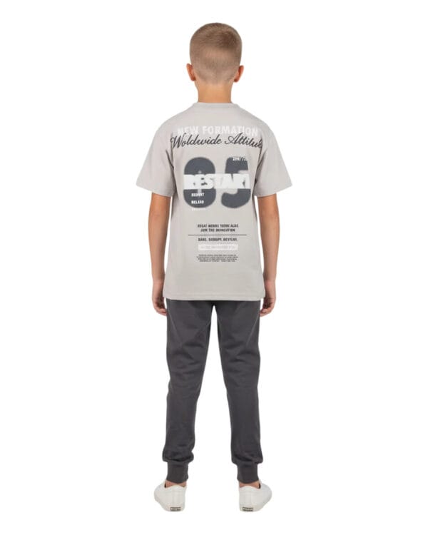 Παιδικό σετ φόρμας γκρι-ανθρακί New division - Image 2