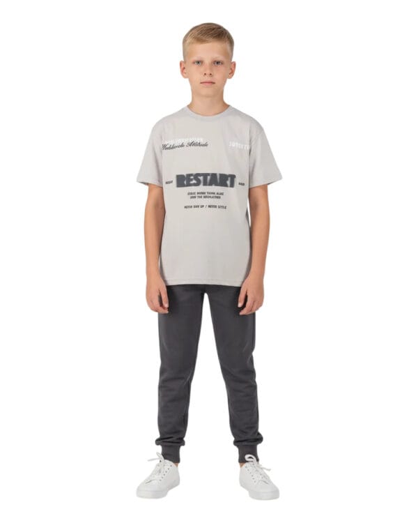 Παιδικό σετ φόρμας γκρι-ανθρακί New division