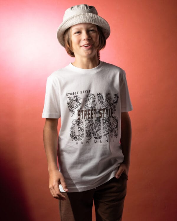 Παιδικό σετ ζαχαρί-καφέ με σορτς - Image 2