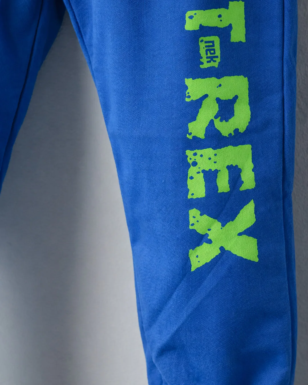 Παιδικό σετ φόρμας αχνούδιαστο μπλε Dino - Image 2