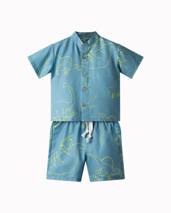 Παιδικό σετ πετρόλ Dino με πουκάμισο