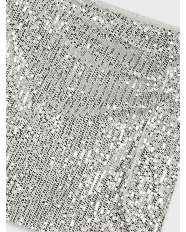 Παιδικό σετ ζαχαρί-ασημί παγιέτα με φούστα - Image 4