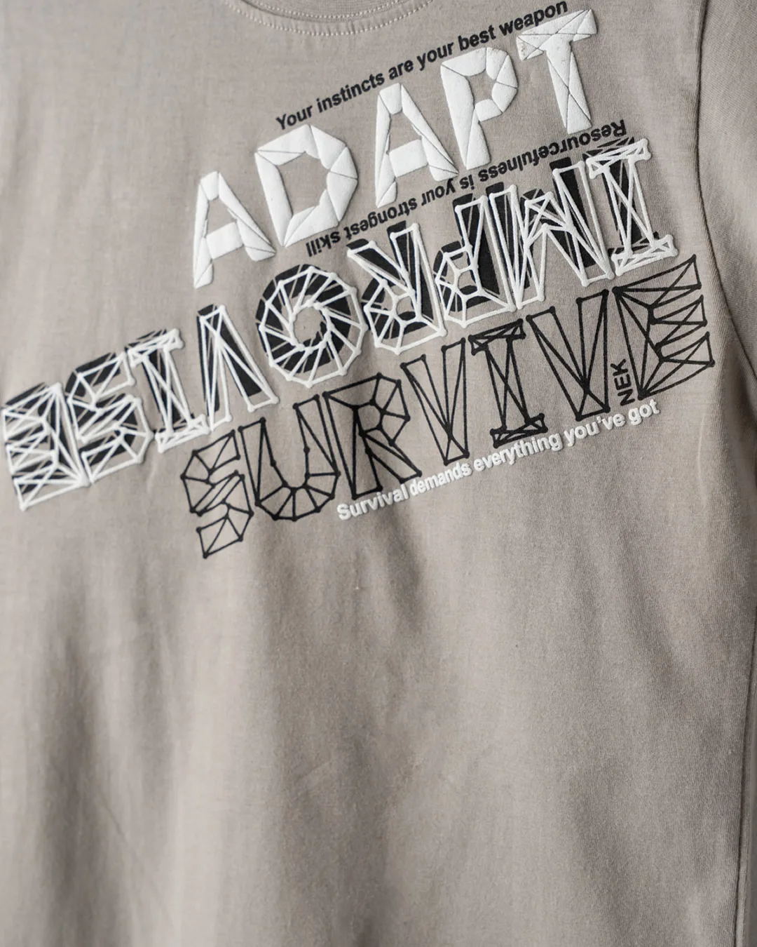 Παιδικό σετ γκρι-μαύρο με σορτς - Image 2