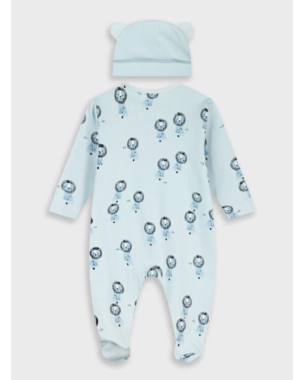 Σετ νεογέννητου γαλάζιο Λιονταράκια (3 τμχ) - Image 3