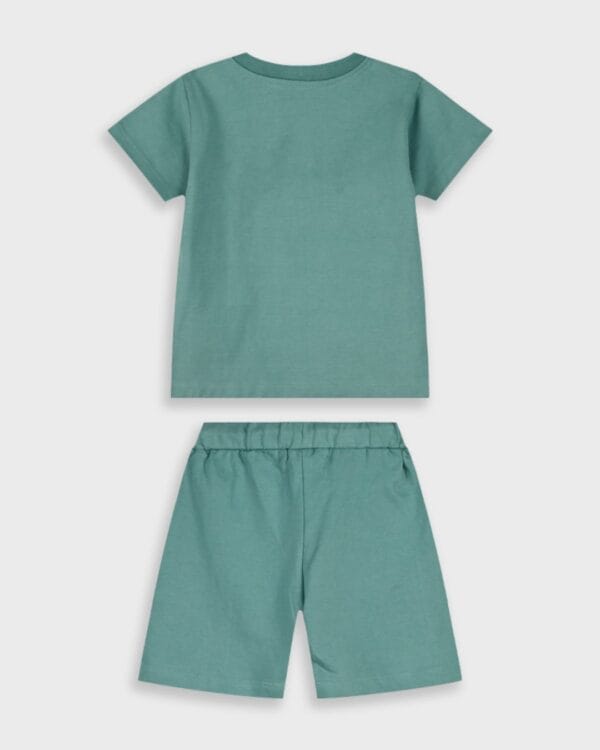 Παιδικό σετ πράσινο με σορτς Cool boy - Image 3