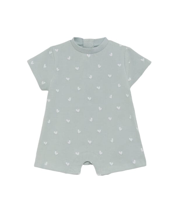 Βρεφικό φορμάκι φυστικί με καρδούλες