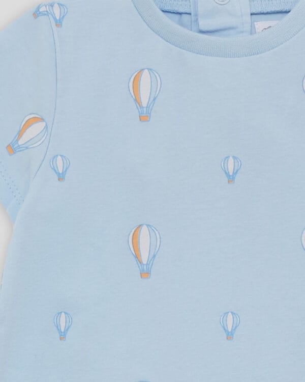 Βρεφικό φορμάκι γαλάζιο με αερόστατα - Image 2