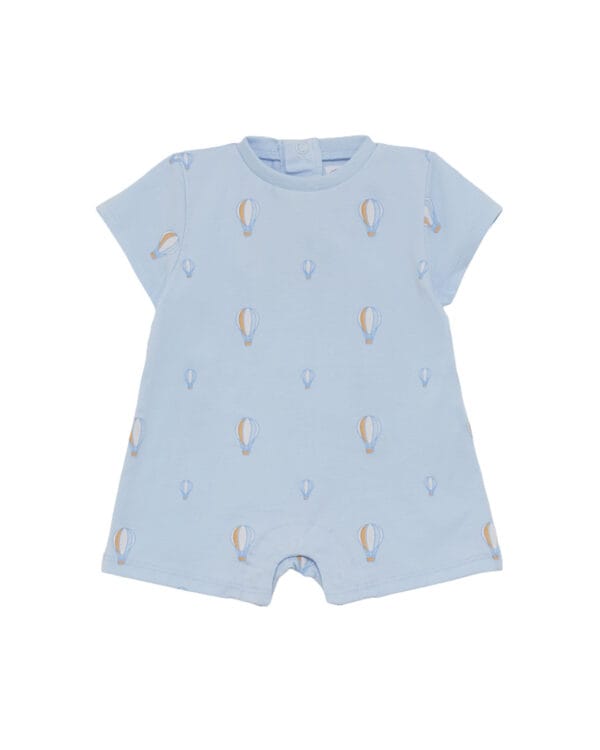 Βρεφικό φορμάκι γαλάζιο με αερόστατα