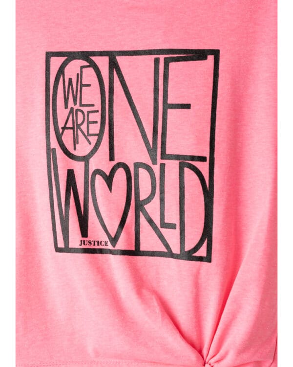 Σετ fluo ροζ - floral με κολάν capri - Image 3