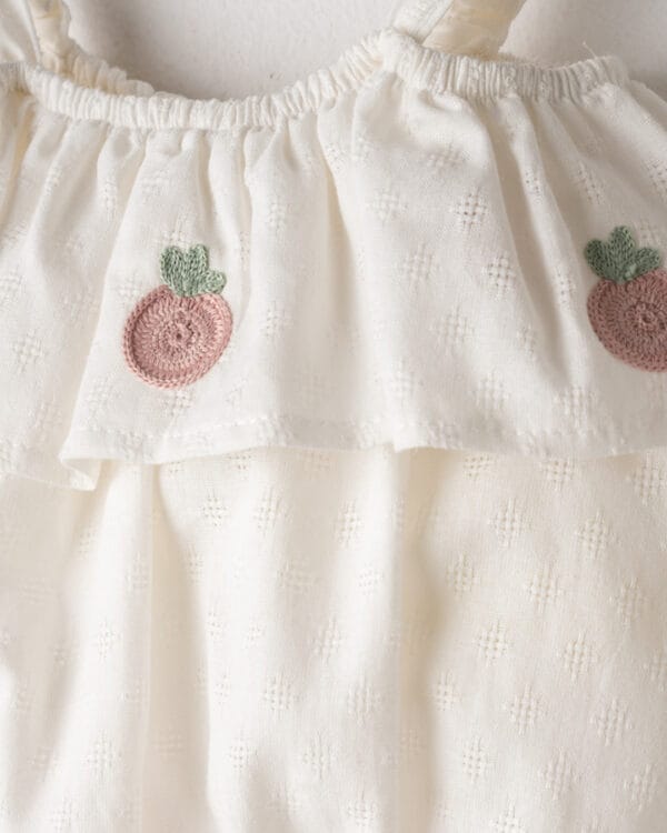 Παιδικό σετ λευκό-σάπιο μήλο με σορτς - Image 3