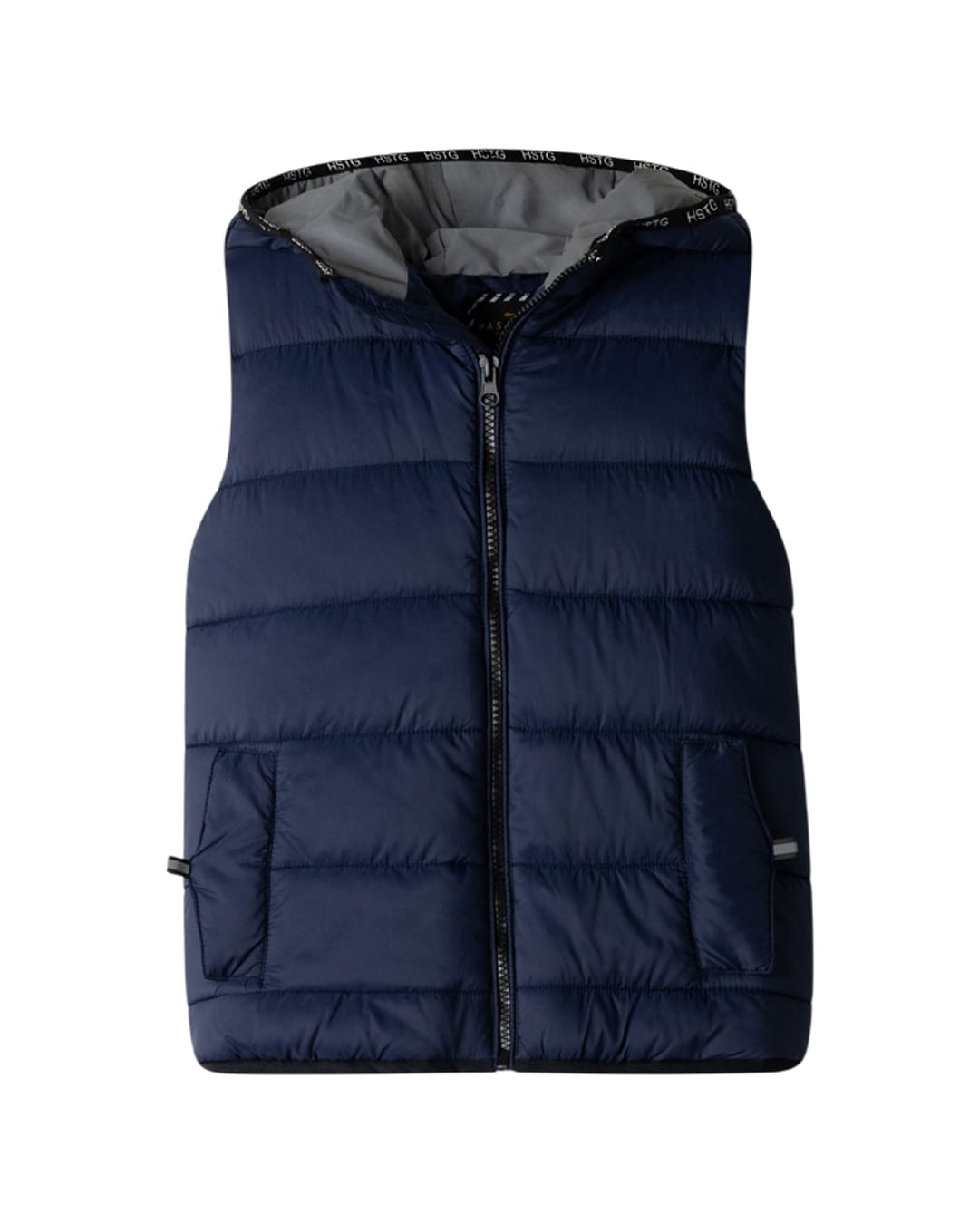 266715-1 Παιδικό μπουφάν αμάνικο μπλε σκούρο - Image 1