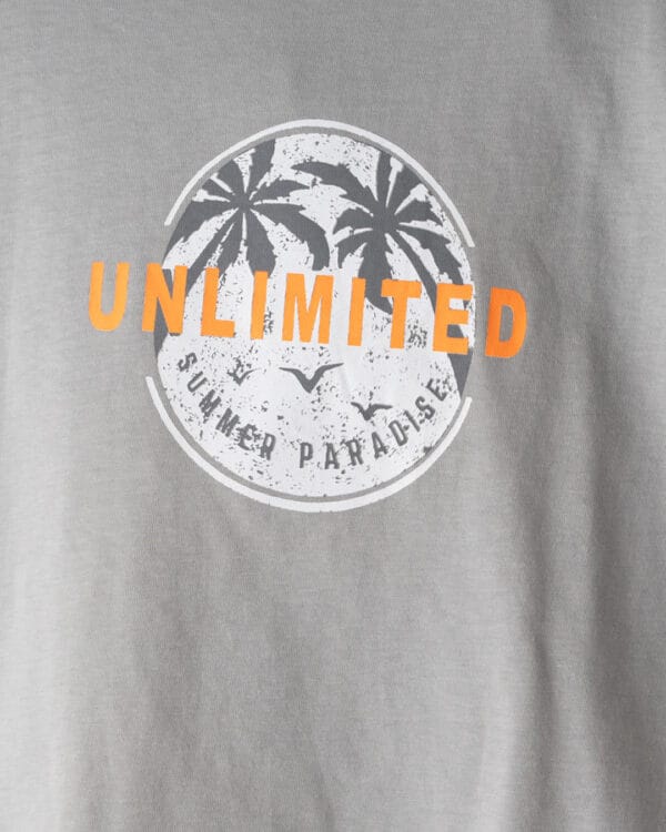 Παιδικό σετ φυστικί-γκρι με σορτς cargo - Image 3