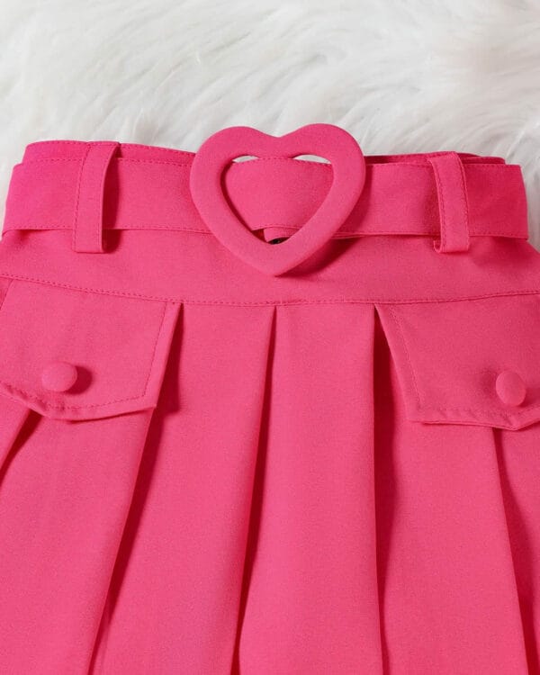 Παιδικό σετ φούξια με γιλέκο και φούστα - Image 3