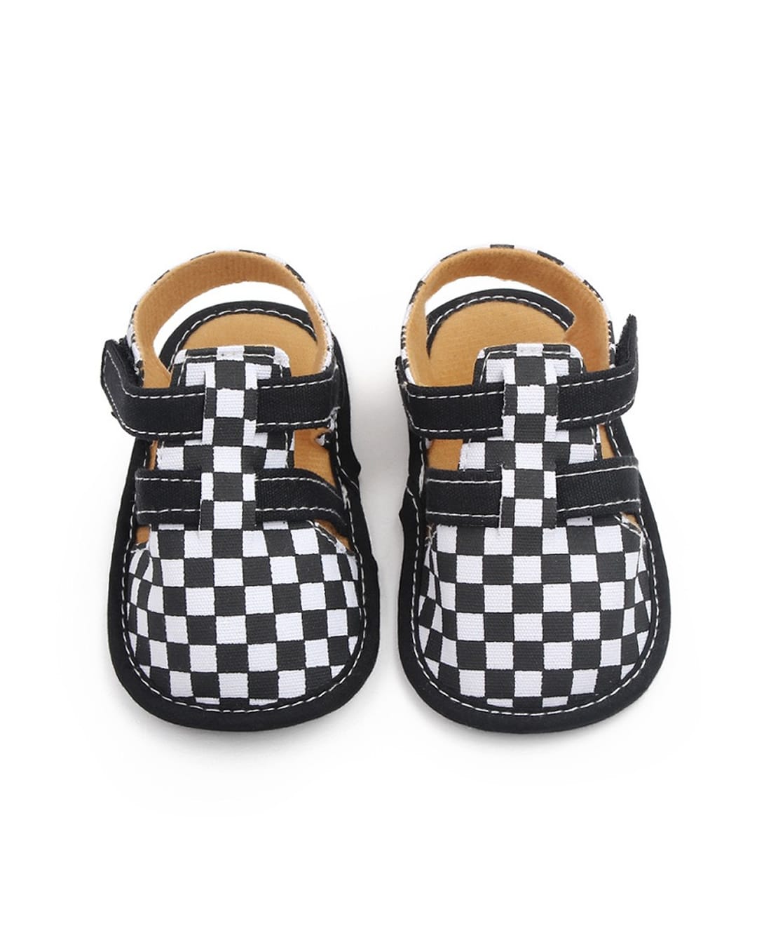 SHOE095B Πέδιλα αγκαλιάς σκακιέρα - Image 1