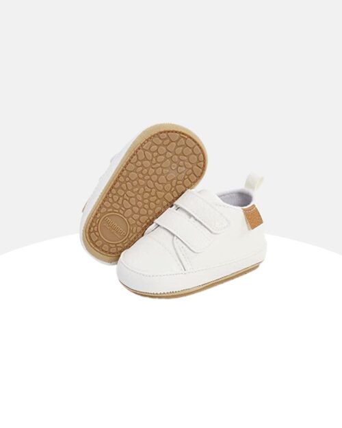 Παπουτσάκια τύπου sneakers λευκά - Image 2
