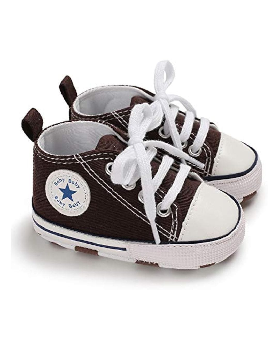 starakiakafe Παπουτσάκια αγκαλιάς καφέ τύπου σταράκια - Image 1