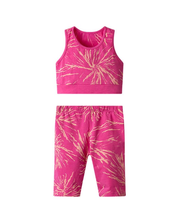 Παιδικό σετ total φούξια με κολάν biker