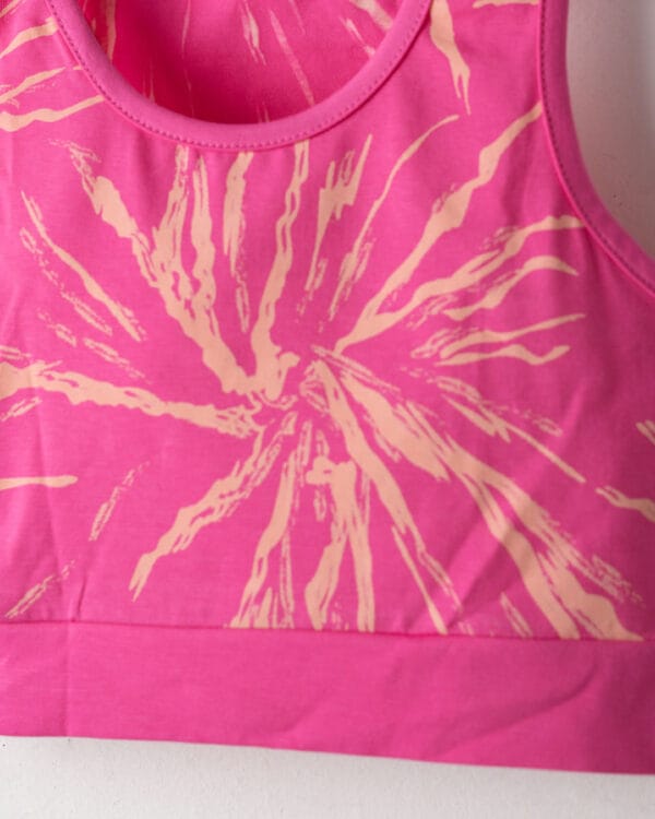 Παιδικό σετ total φούξια με κολάν biker - Image 2