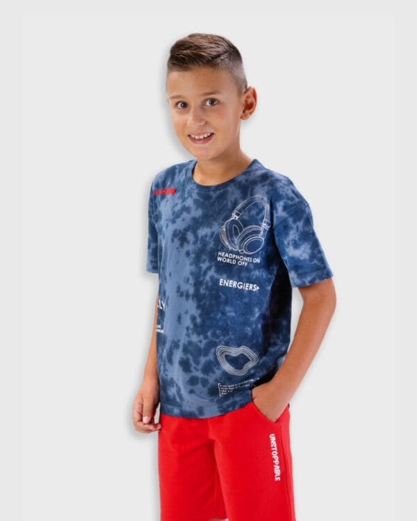 Παιδικό σετ μπλε-κόκκινο Ακουστικά - Image 2