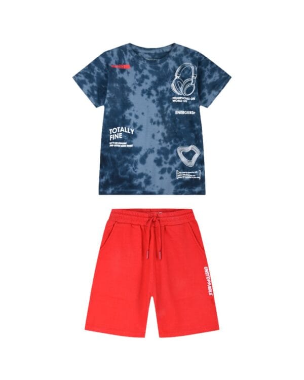 Παιδικό σετ μπλε-κόκκινο Ακουστικά