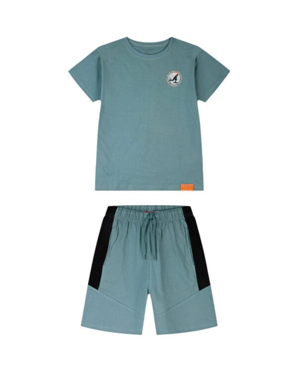 Παιδικό σετ total πετρόλ με σορτς Skateboard