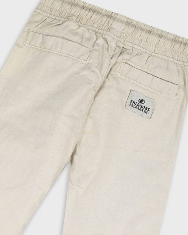 Παιδικό σετ φυστικί-μπεζ με μάο πουκάμισο - Image 4