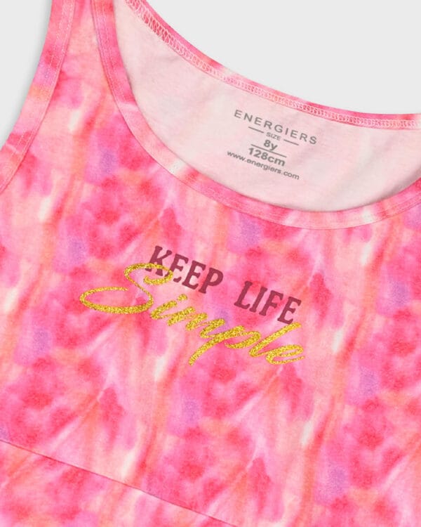 Παιδικό σετ πολύχρωμο με μπουστάκι και κολάν biker - Image 2