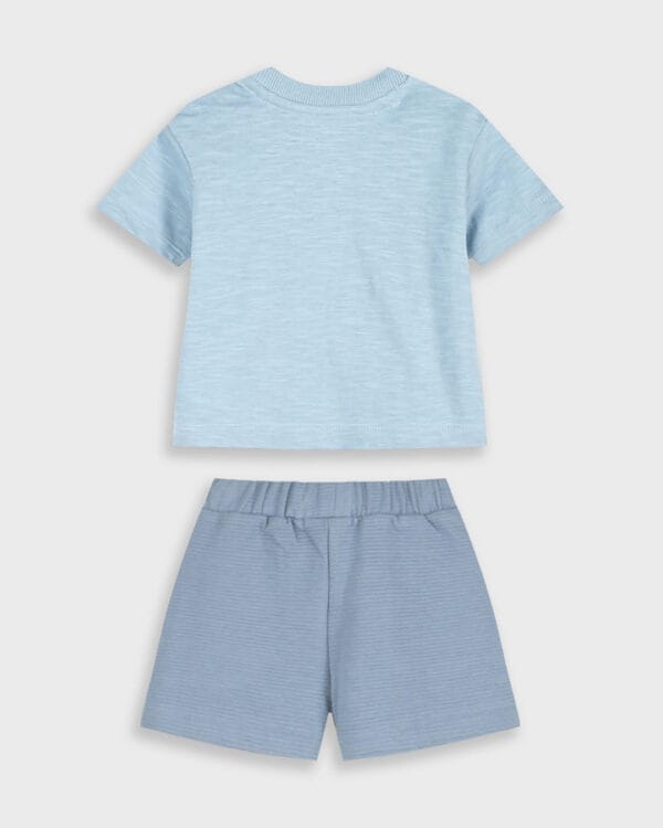 Βρεφικό σετ σιέλ-μπλε Jungle Friends - Image 4