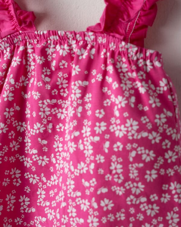 Παιδικό σετ φούξια floral με σορτς/φούστα - Image 2
