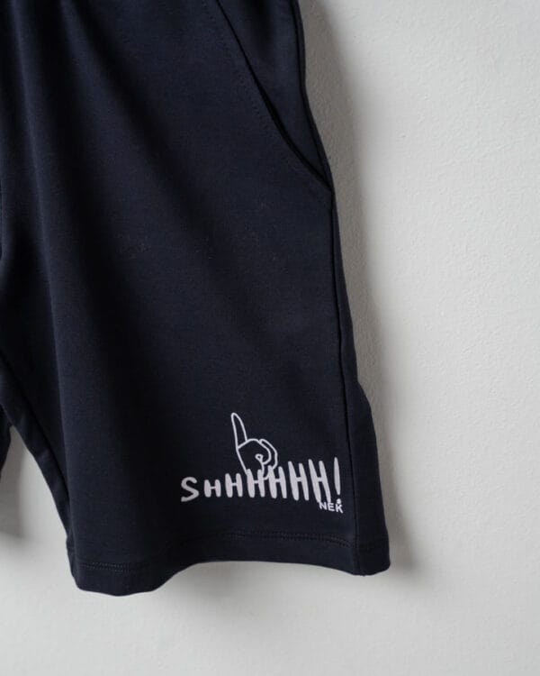 Παιδικό σετ μπλε-μπλε σκούρο με σορτς - Image 3