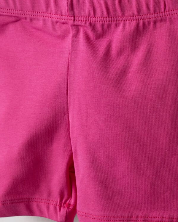 Βρεφικό σετ λευκό-φούξια με κολάν biker Λιβελούλα - Image 3