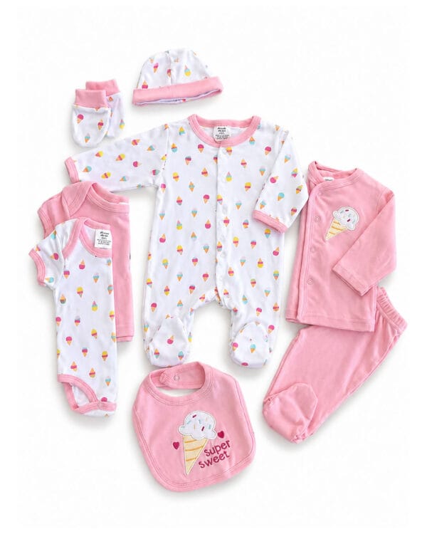 Σετ νεογέννητου Ice Cream (8 τμχ)