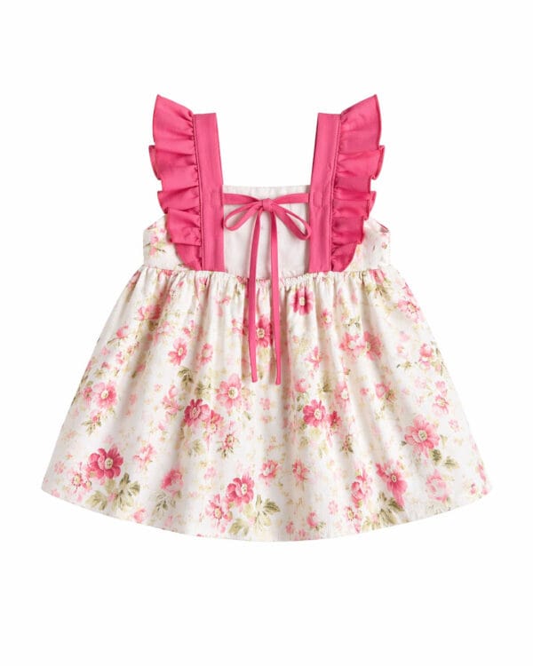 Βρεφικό φόρεμα floral με βολάν - Image 3