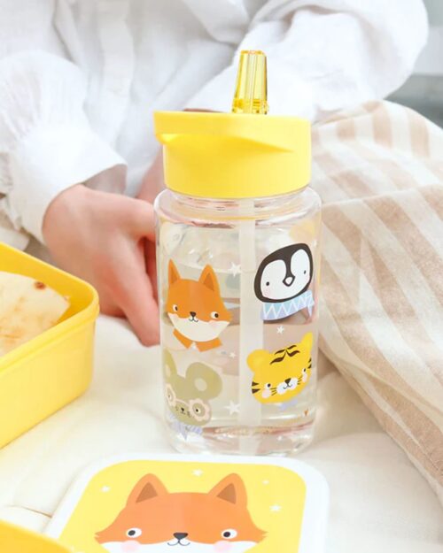A little lovely company Παγούρι Tritan 450ml - Animal Friends - Image 2