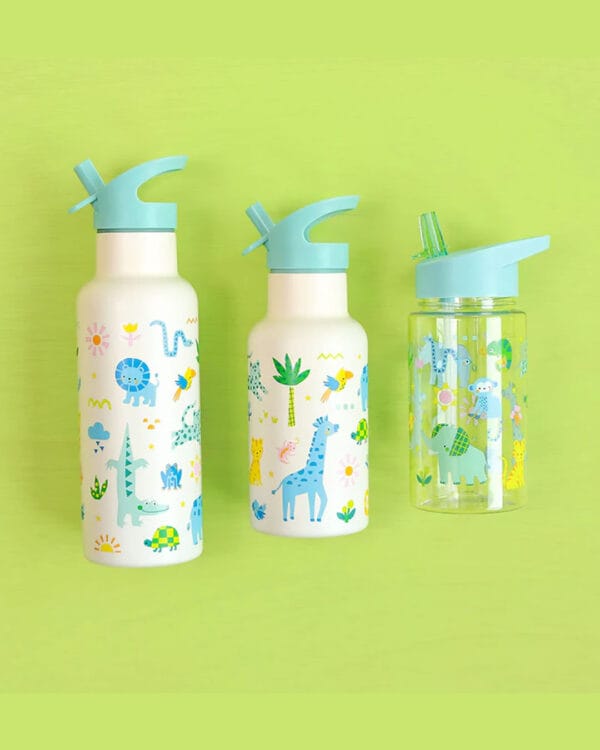 A little lovely company Παγούρι Tritan 450ml - Jungle - Image 4