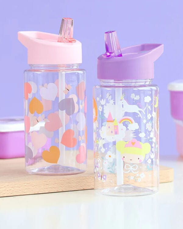 A little lovely company Παγούρι Tritan 450ml - Princesses - Image 3