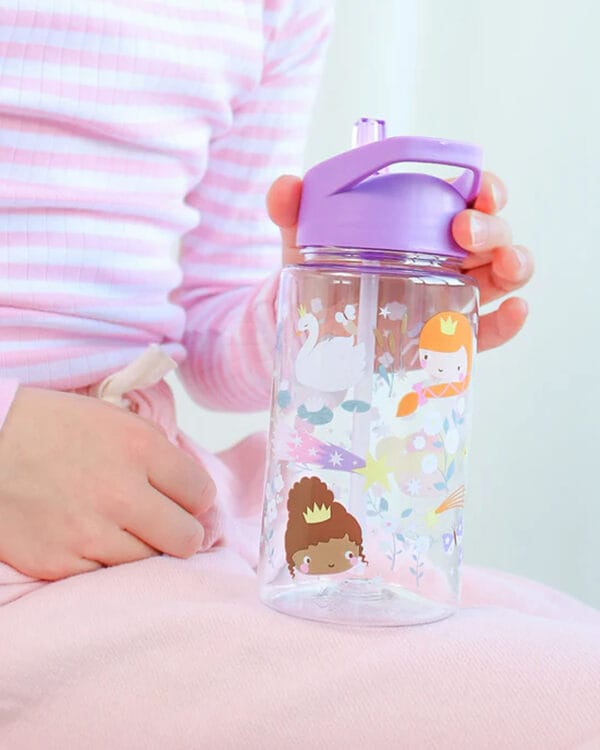 A little lovely company Παγούρι Tritan 450ml - Princesses - Image 2