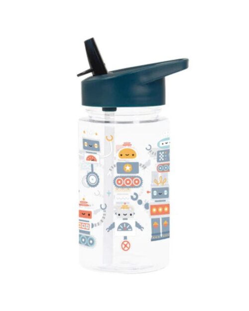 A little lovely company Παγούρι Tritan 450ml-Robots - Image 3