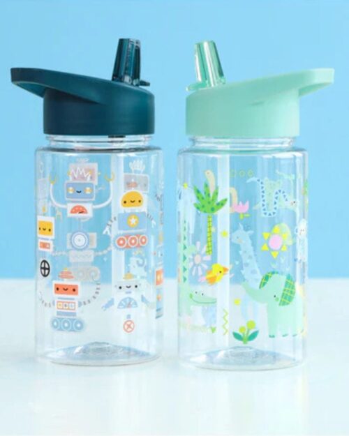 A little lovely company Παγούρι Tritan 450ml-Robots - Image 4