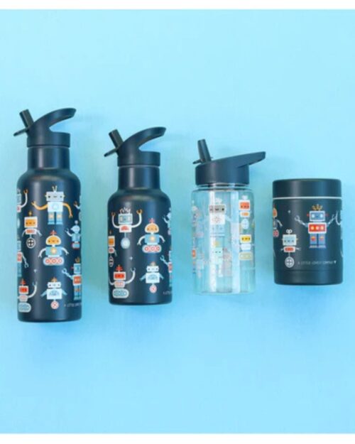 A little lovely company Παγούρι Tritan 450ml-Robots - Image 5