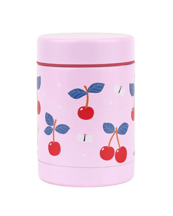 A little lovely company Θερμός φαγητού από ανοξείδωτο ατσάλι 300ml - Cherries